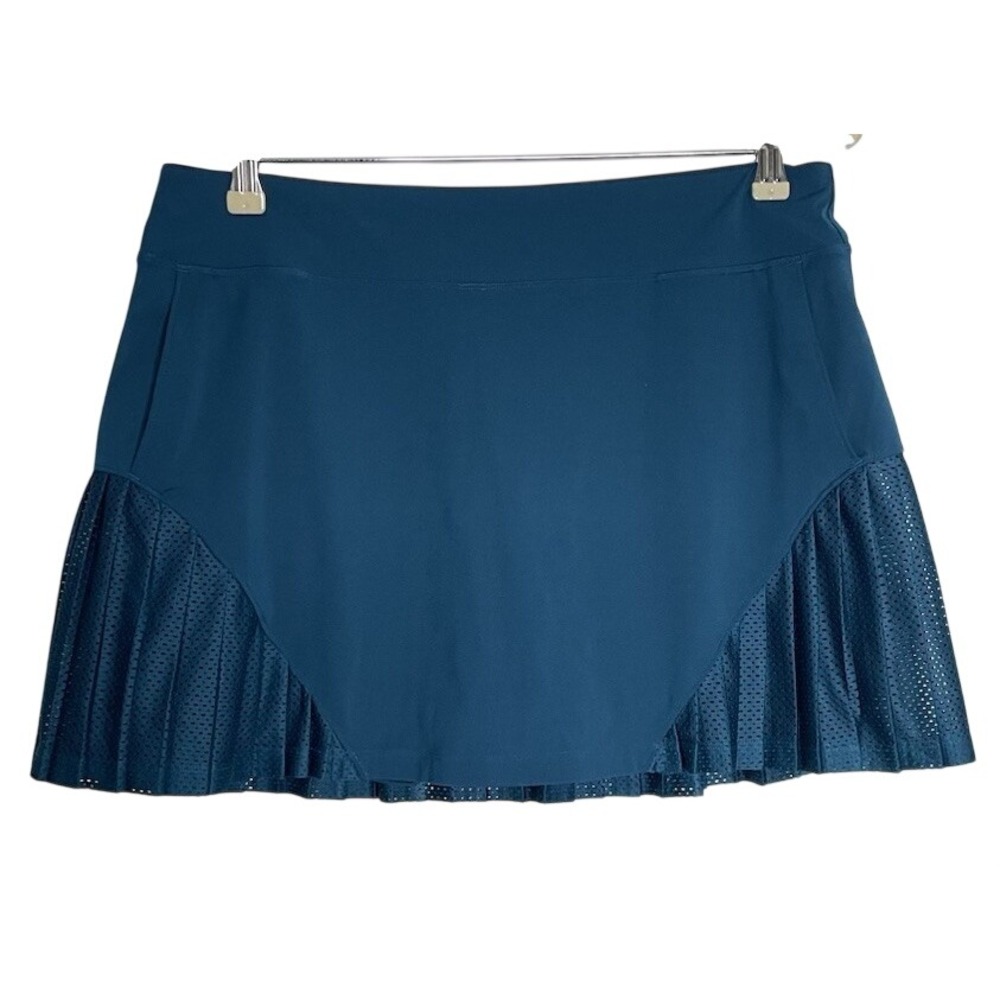 Under Armour Fitted Heatgear Links Golf‎ Tennis Skort Skirt Teal Blue Large